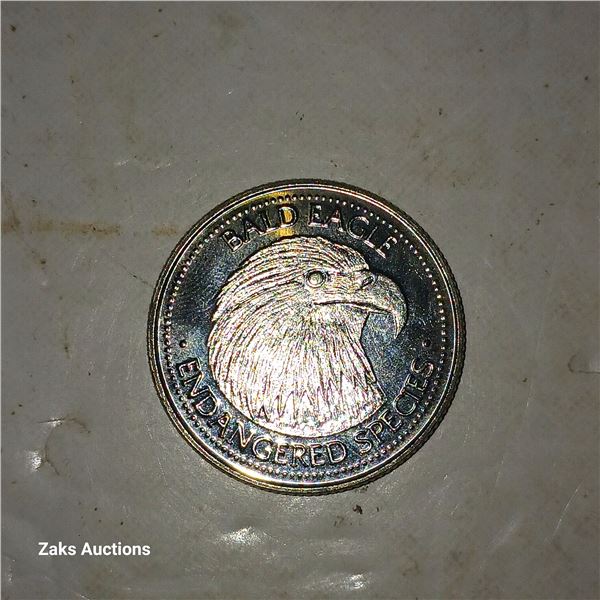 Bald Eagle Endangered Species Medallion