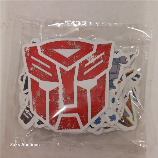Lot of Transformers Sticker Decals