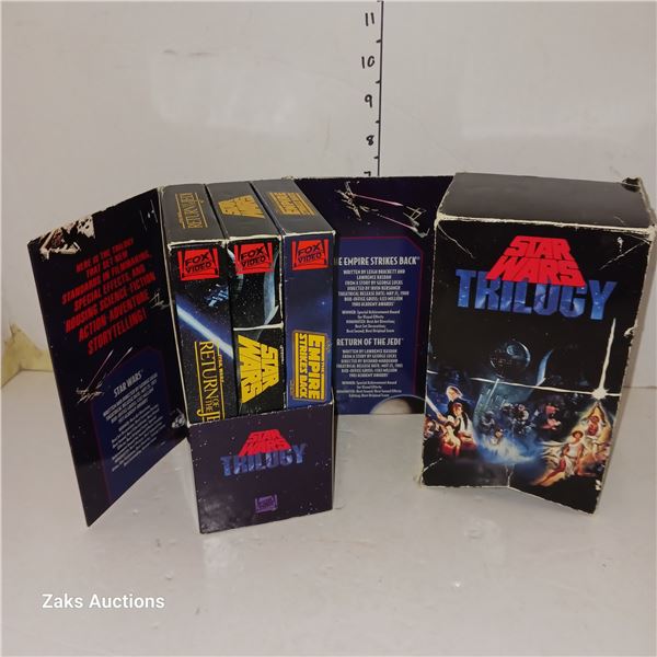 VHS Star Wars Trilogy Boxed Set