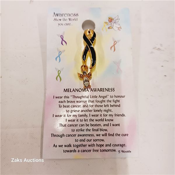 Melanoma Awareness Carded Pin