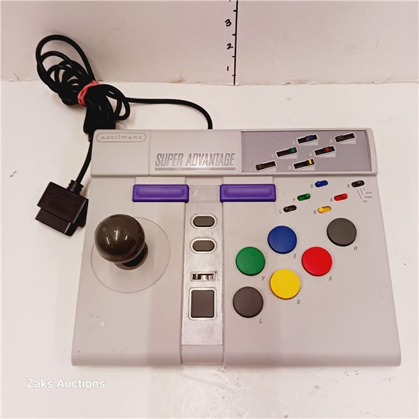 Super Nintendo Vintage Asciiware Super Advantage Controller - Model 4910