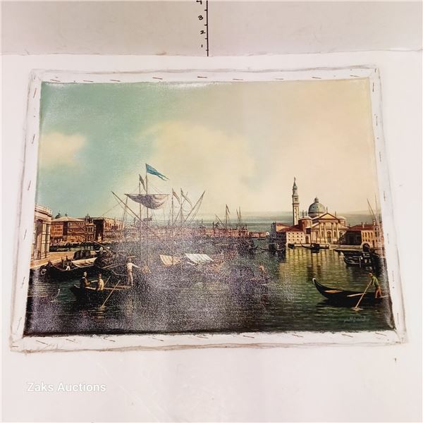 Original Acrylic on Canvas - Unmounted - M. David Signed