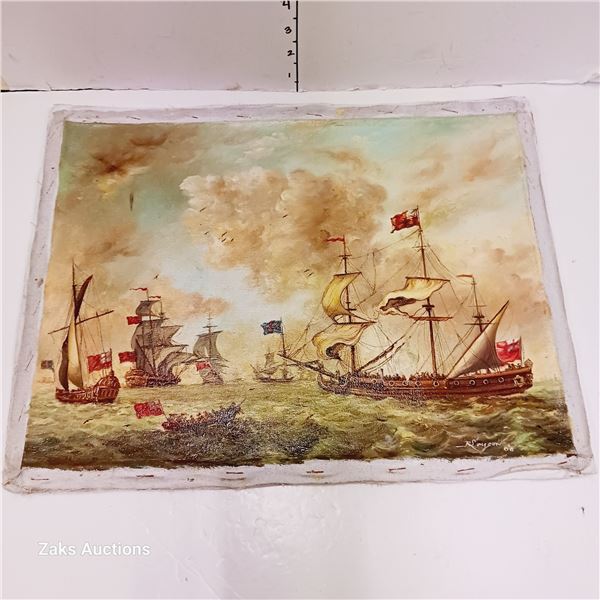 Original Acrylic on Canvas - Unmounted - Signed