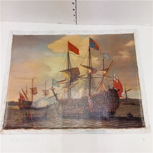 Original Acrylic on Canvas - Unmounted - M. David Signed