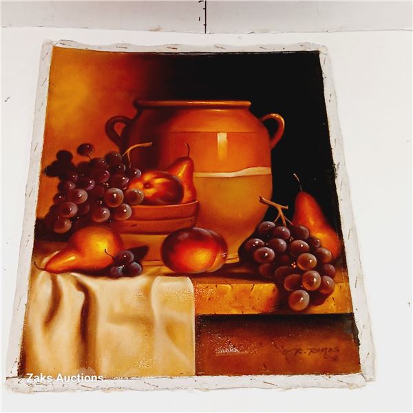 Original Acrylic on Canvas - Unmounted - G R Ramos #38 Signed