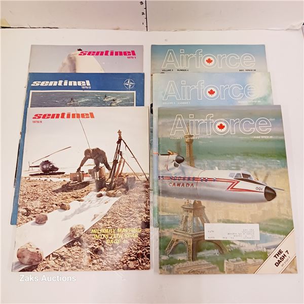 Lot of Vintage Airforce and Sentinel Magazines