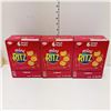 Image 1 : Lot of 3 Boxes of Mini Ritz Crackers - BB 2023 AU 27