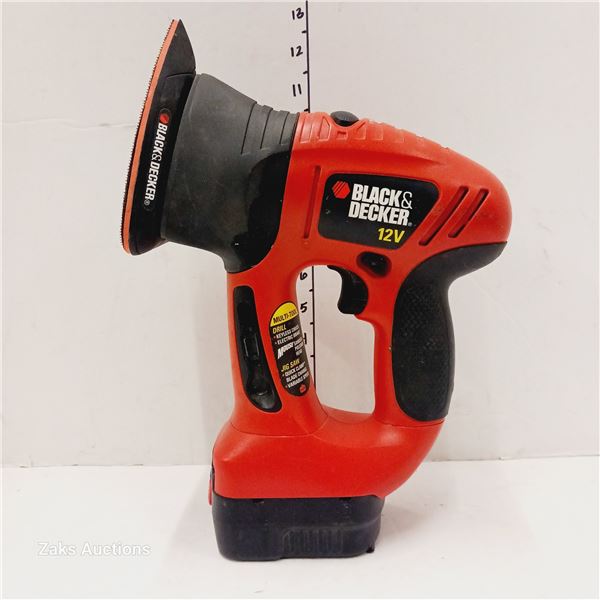 Mouse & Decker 12 Volt Mouse Sander w/ Battery