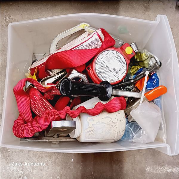 Plastic Drawer of Various Tools, Hardware, Etc