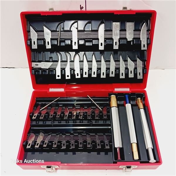 Hobby Knife Set - May be missing 1 or 2 pieces