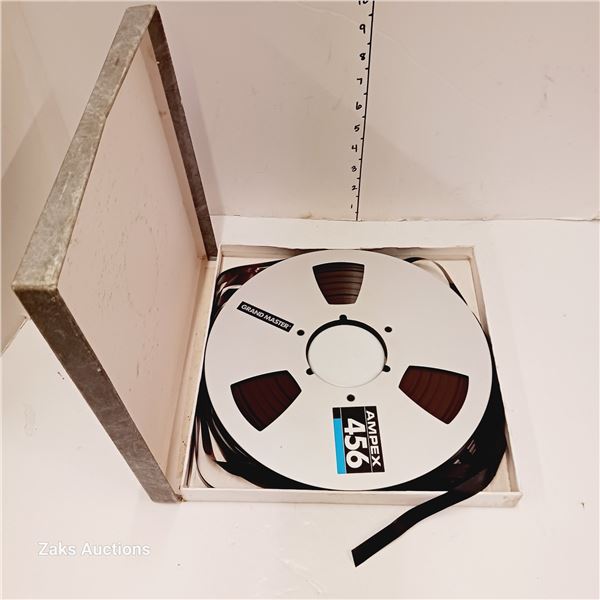 Ampex 456 Grand Master Recording Tape in Box - Unpaid Order