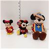 Image 1 : Lot of 3 Disney Mickey & Minnie Mouse Plush - Unpaid Order