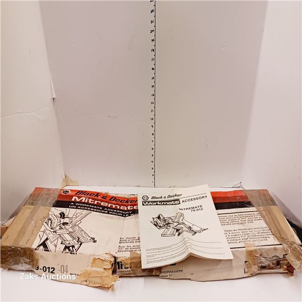 In Box Black & Decker Mitremate 79-012 - a Workmate Accessory - Unpaid Order