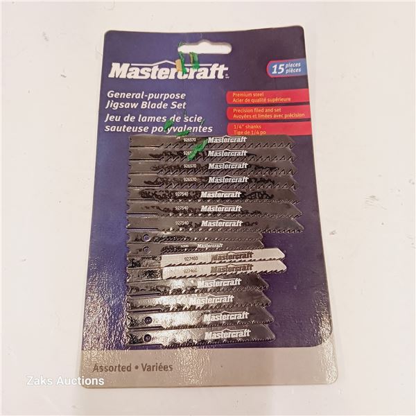 New Mastercraft General-Purpose Jigsaw Blade Set - Unpaid Order
