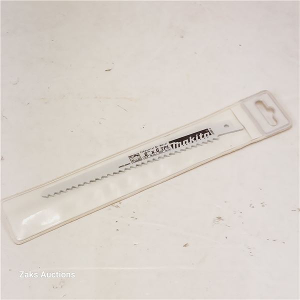 New Makita 6"x6 TPI Bi-Metal Blade - Unpaid Order