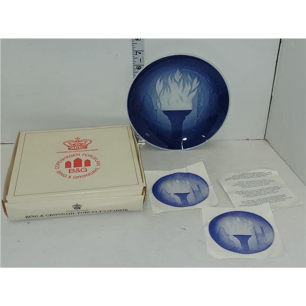 Copenhagen Porcelain Boxed Vintage Plate