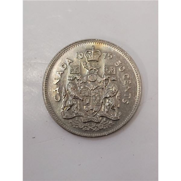 Canada 1975 50 Cent Piece