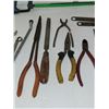 Image 4 : Estate Lot of Tools - Snips, Wrenches, Saw, Level etc