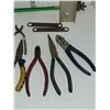 Image 5 : Estate Lot of Tools - Snips, Wrenches, Saw, Level etc