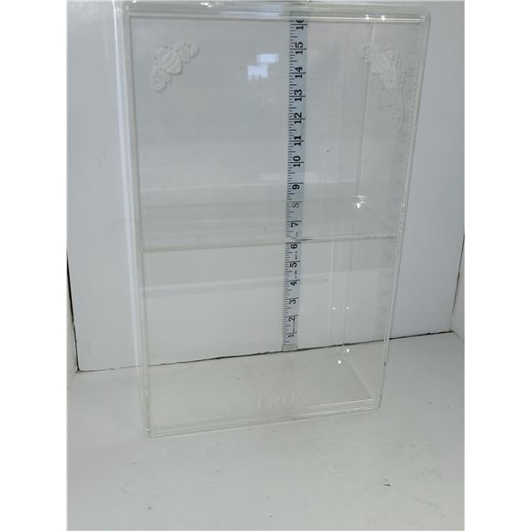 17 inch Tall Patron Tequilla Clear Case Displayer