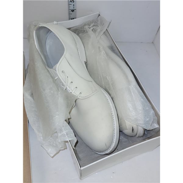 Pair of Royal Navy Military Parade Leather Shoes - Size 9