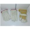 Image 1 : Lot of 3 Pairs of Leathers Work Gloves