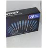 Image 3 : New Mastercraft Screwdriver Set - 20 Pieces