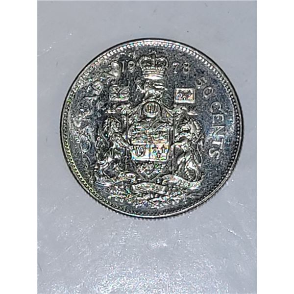 Canada 1978 50 Cent Piece
