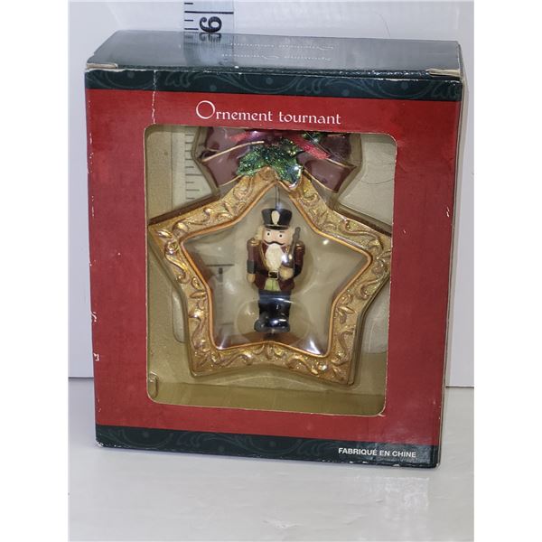 New Nutcracker Spinning Ornament