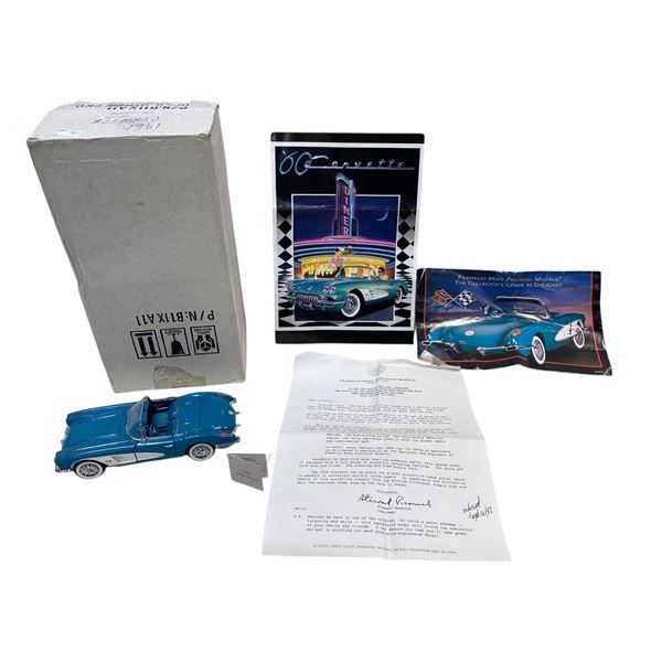 Franklin Mint 1960 Corvette 1:24 Scale Die Cast Car