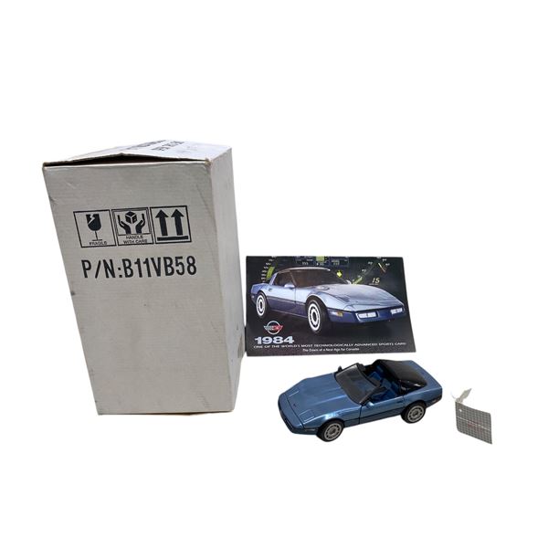Franklin Mint 1984 Corvette 1:24 Scale Die Cast Car