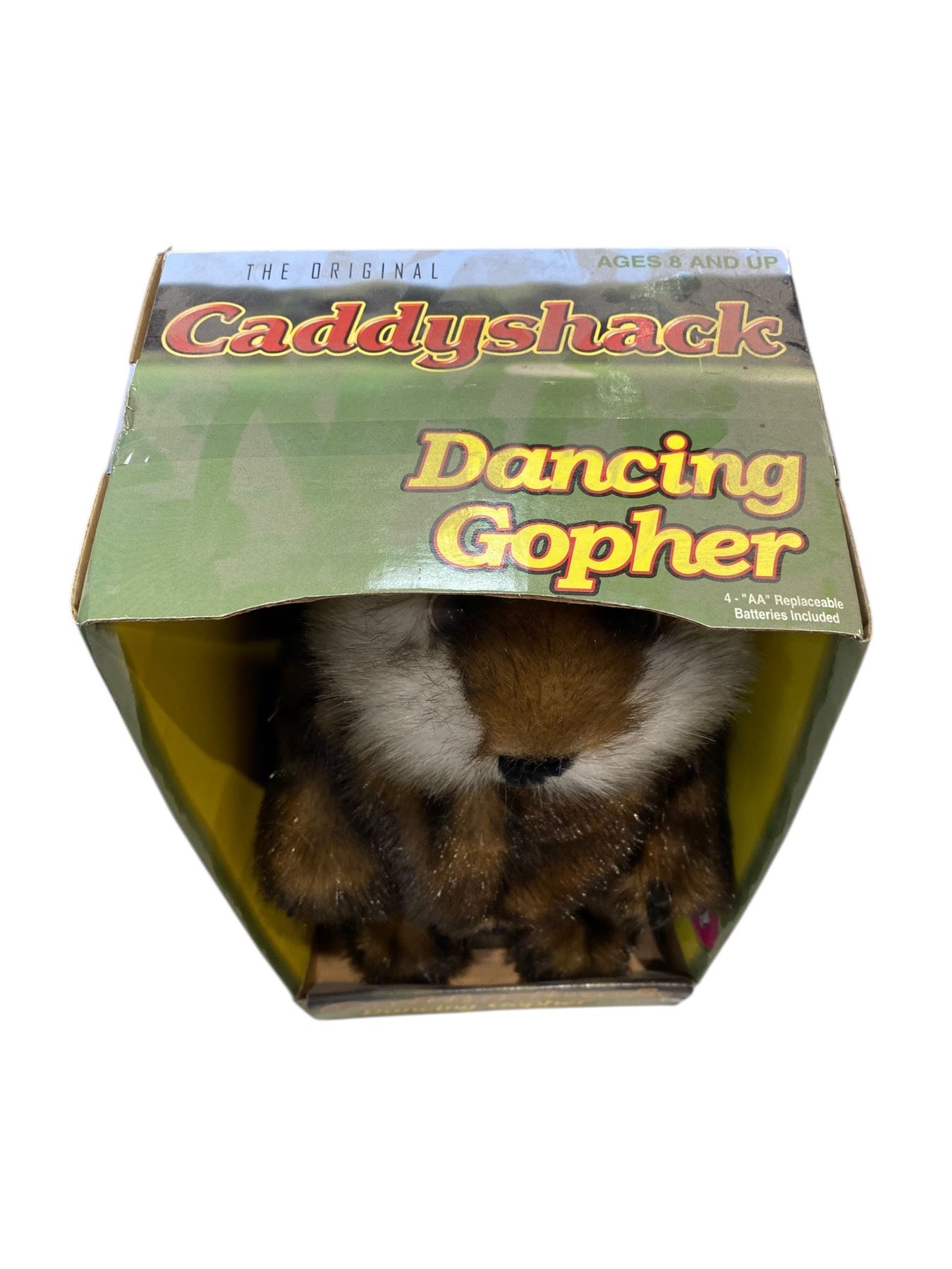 Caddyshack Dancing Gopher Toy With Original Packaging