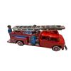 Image 3 : Vintage Friction Fire Truck With Siren Toy Mf718