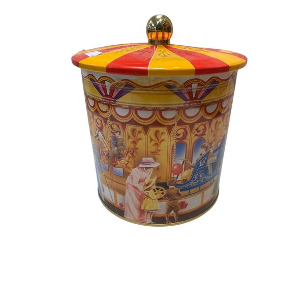 Vintage Fox's English Biscuits Merry-Go-Round Tin