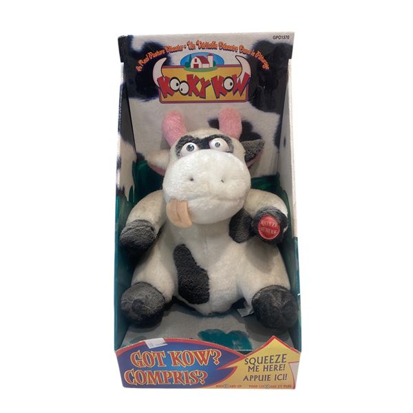 Kooky Cow Plush Talking Toy In Original Packaging