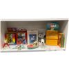 Image 1 : 13Pcs Of Peanuts Snoopy Memorabilia: Books, Toys, Decal, & More