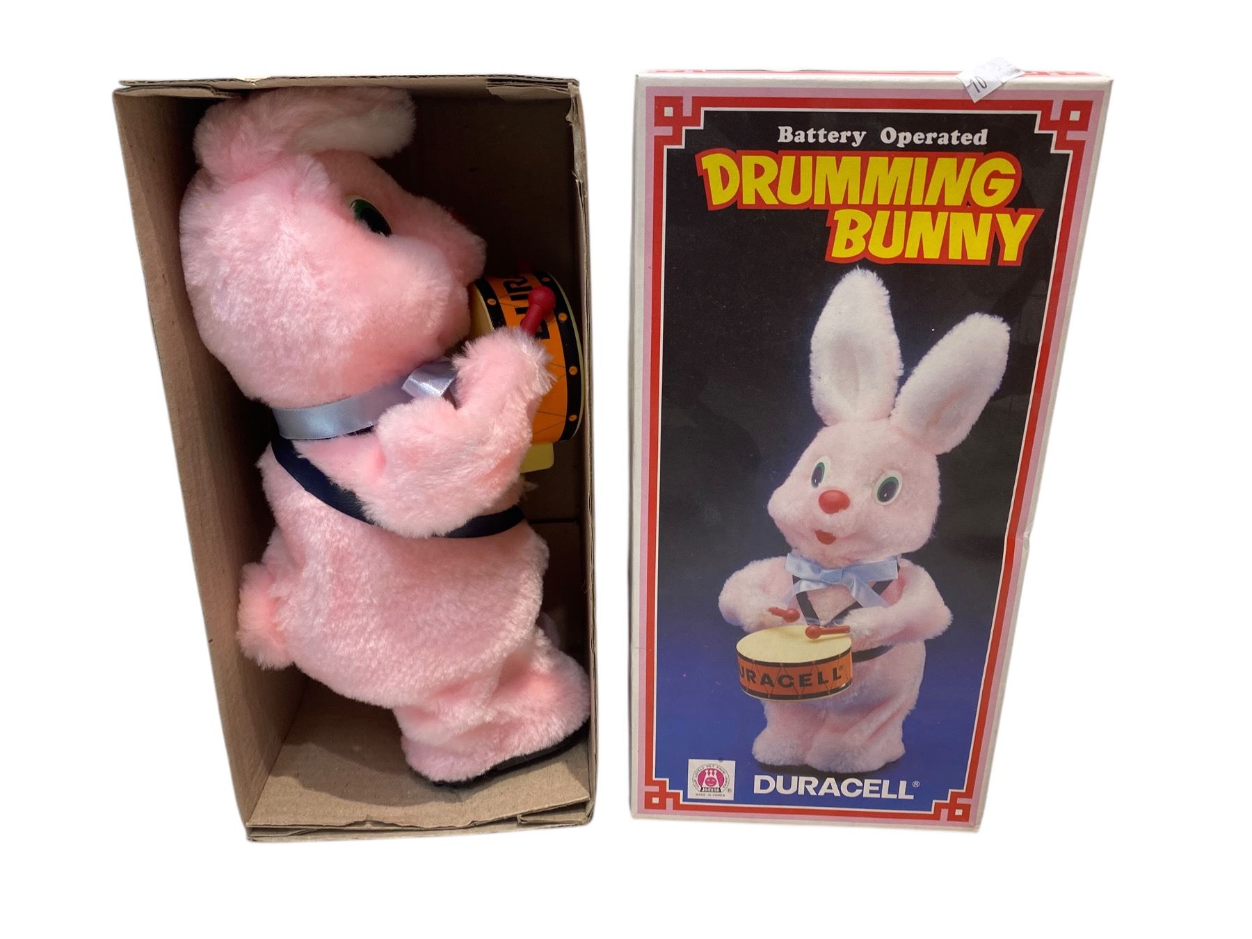 Vintage Duracell Drumming Bunny Battery Operated Toy With Original Box
