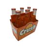 Image 2 : Vintage Crush Cardboard Soda Carrier With 6 Unopened Bottles