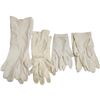 Image 1 : 4 Pairs Of Ladies White Gloves