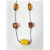 Image 3 : Amber + 925 Silver Necklace & Earring Set