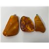 Image 3 : 3 Amber Pendants