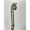 Image 3 : Alaskan Black Diamond Gold-Fill Necklace & Earrings Set