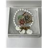 Image 1 : Vintage Miriam Haskell Brooch And Bracelet