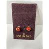 Image 2 : 5 Pairs Of Gold Earrings: (2) 14K Gold & (3) 10K Gold