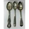 Image 3 : 10 Silver Spoons: Stamped Sterling, 800, Lion, 925