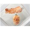 Image 2 : Vintage Light Pink Coral Pendants