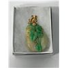 Image 1 : Jade Pendant With 18K Gold Bail