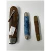 Image 1 : 3 Vintage Folding Pocket Knives