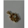 Image 2 : 14K Gold & Diamond Pendant