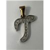 Image 1 : "T" Pendant Bale Marked 18K Gold